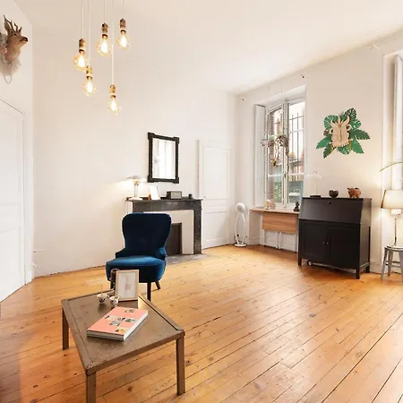 T3 Atelier D'Artiste - 115M2 Au Coeur De Toulouse - Calme - Jardin - Parking 3 Min Apartament Tuluza